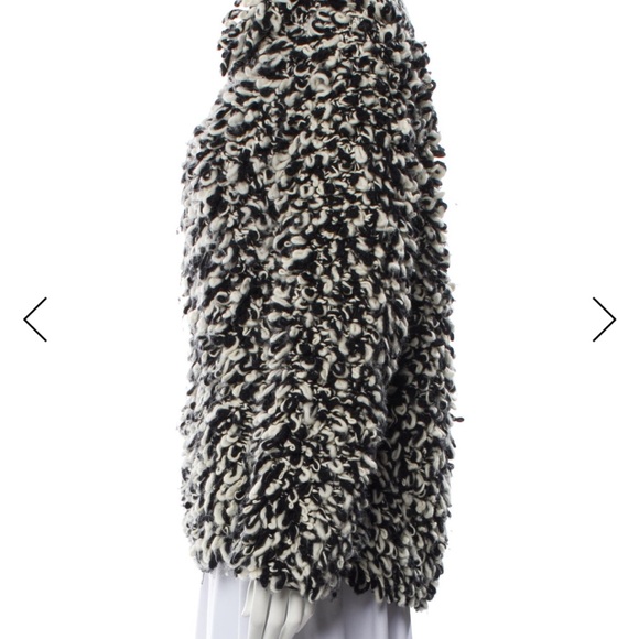 Isabel Marant & H&M Knit Zip Coat NWOT Women's Black and White Jacket Size:XS - Picture 2 of 3